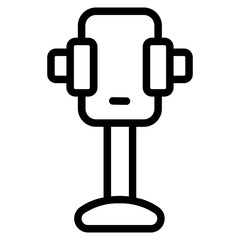 Phone holder Line Icon