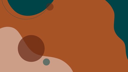 Abstract background , minimalist style Hand drawn various shapes , illustration wallpaper..