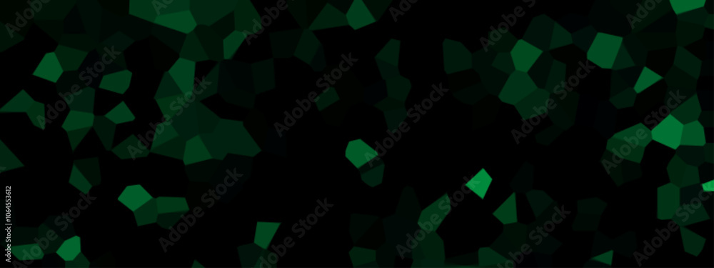 Aufkleber dark green, vector backdrop with chaotic shapes. dark jade stone background with rock pattern, macro