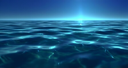 Obraz premium rippling water circles spreading outward from a central point, with soft, transparent overlays representing calm energy