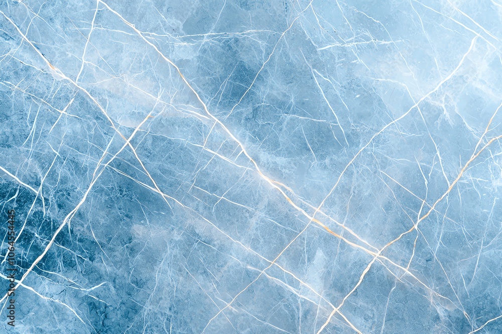 Poster abstract blue marble texture with intricate veins and patterns. perfect for backgrounds or design pr