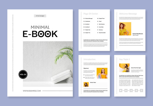Minimal Ebook Layout