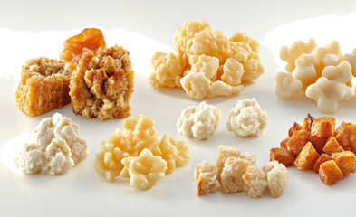 Delicious Turkey Stuffings Served on a White Platter for Thanksgiving Generative AI