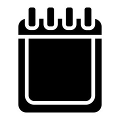 Notebook Solid Icon
