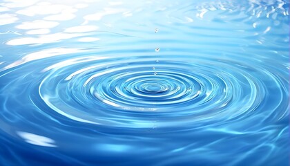 rippling water circles spreading outward from a central point, with soft, transparent overlays representing calm energy