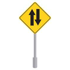 Two Way Traffic  Sign