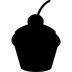 Happy birthday simple vector icon