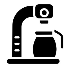Coffee maker Solid Icon