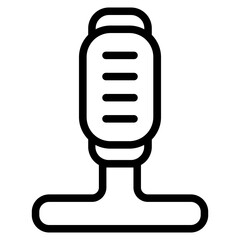 Submersible pump Line Icon