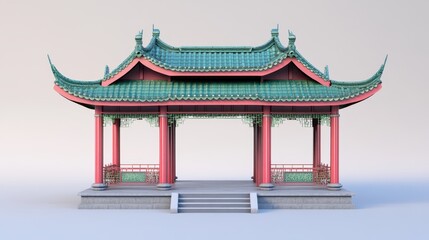 Traditional Chinese Pavilion.