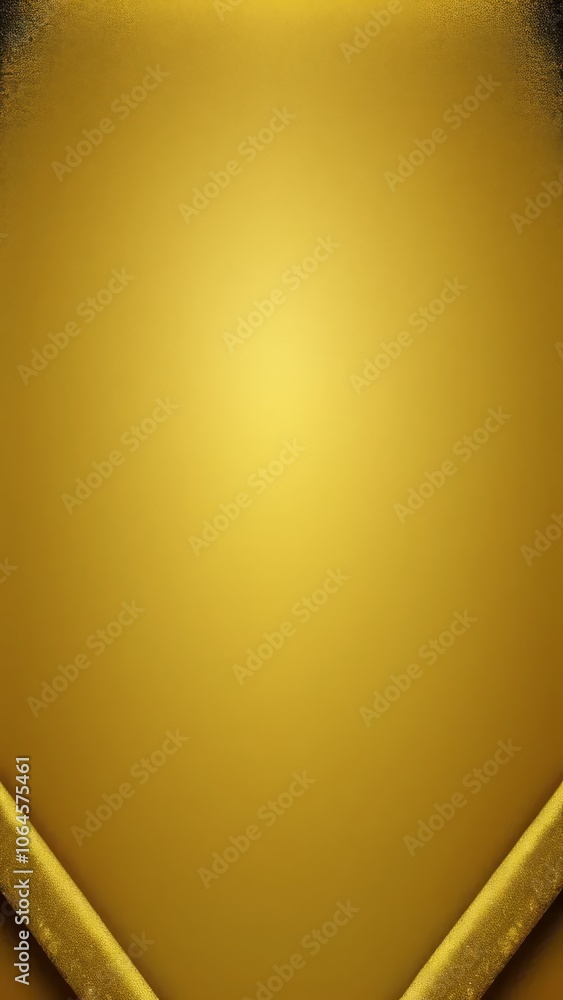 Poster golden abstract design with smooth gradients and geometric shapes, creating a luxurious texture