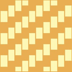 Abstract illustration featuring yellow rectangles on an orange background. This geometric pattern creates a bold visual effect, perfect for contemporary design projects and creative background