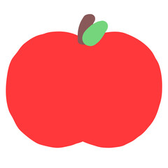 red apple