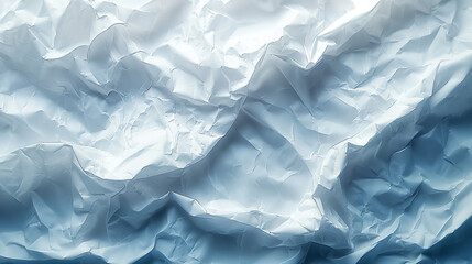 Obraz premium Illustration of the texture background of crumpled paper, from crumpling to create a soft crunching sound