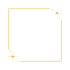 Shiny Frame with Sparkle