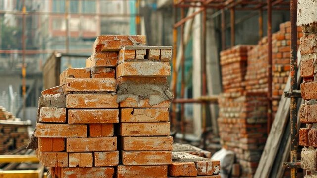 The familiar clink of bricks being stacked on top of each other a familiar sound of construction.