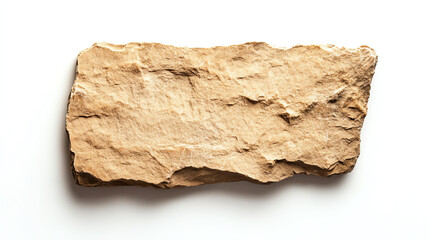 Rough stone fragment with natural texture, geological specimen