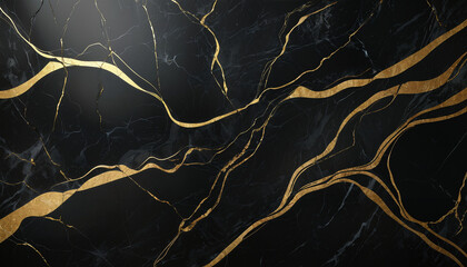 luxury black and golden marble background