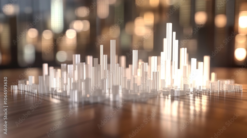 Poster abstract 3d visualization of data representation