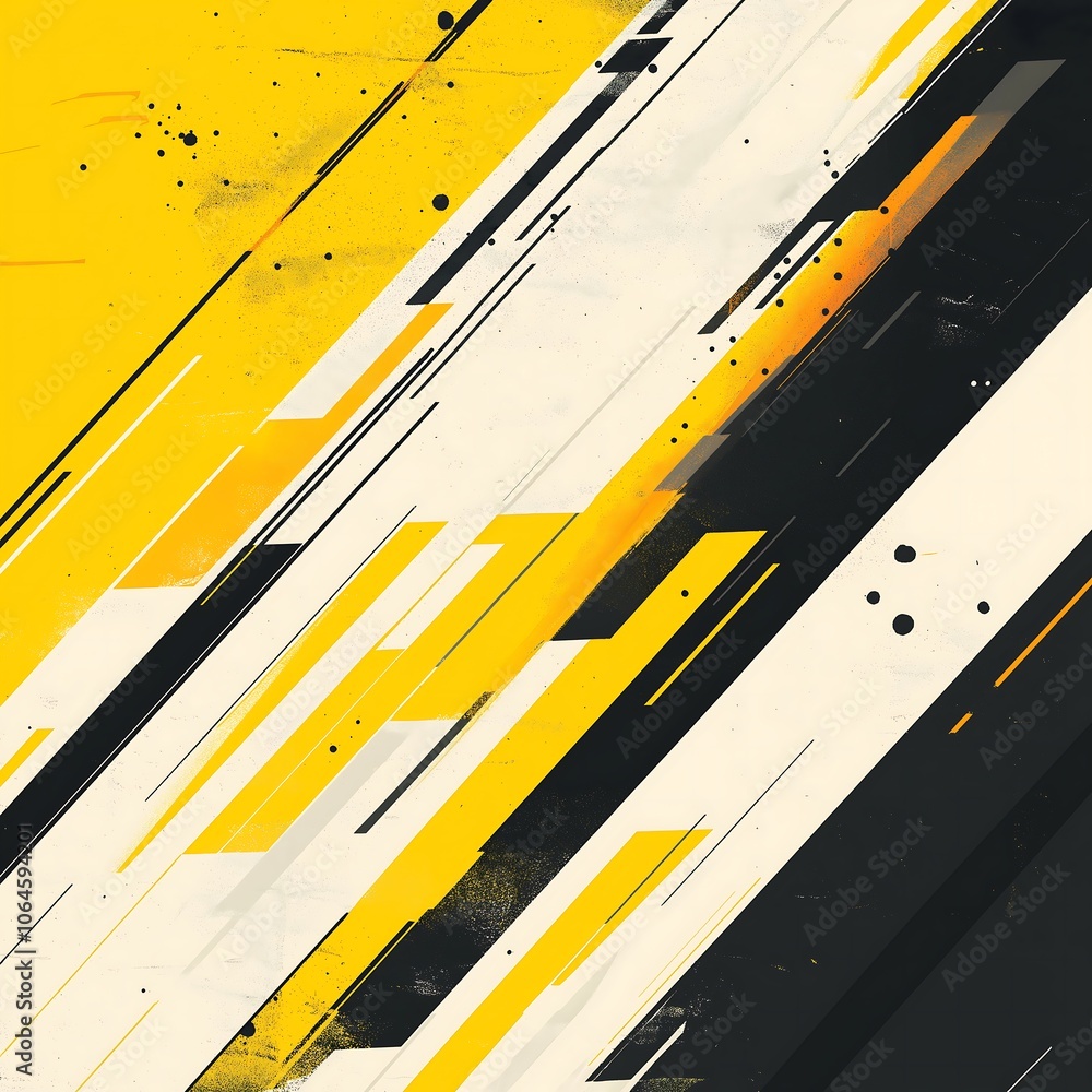 Poster elegant abstract gradient with geometric layout