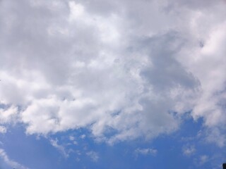 blue sky with clouds