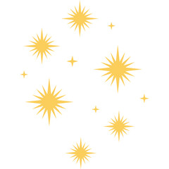 Abstract Gold Sparkle Decoration