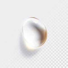 투명하고 컬러풀한 물방울