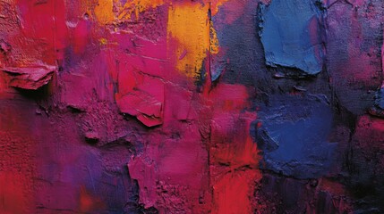 Vibrant Abstract Texture with Bold Color Palette