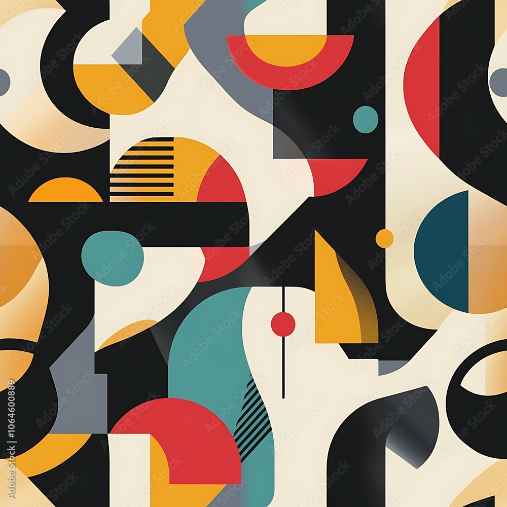 Poster dynamic neon pattern for tech presentations