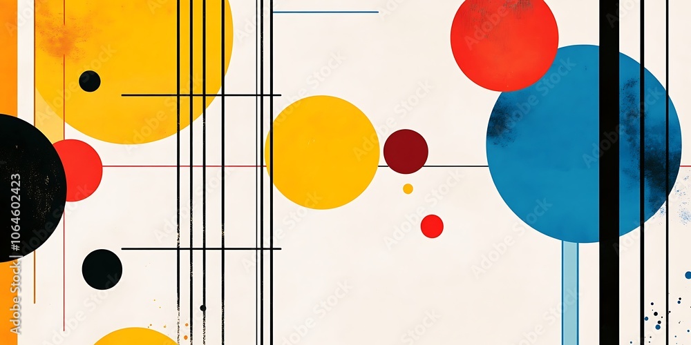 Poster minimal gradient abstract design background