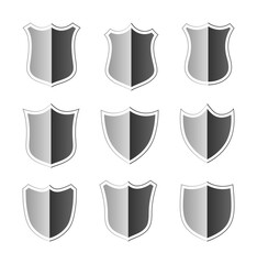 vector set of badge shield design (artwork 2)