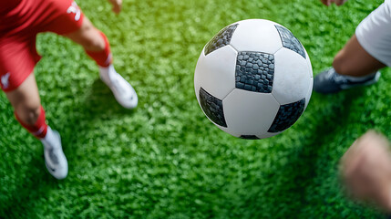 Soccer players strategically execute corner kick techniques outdoors