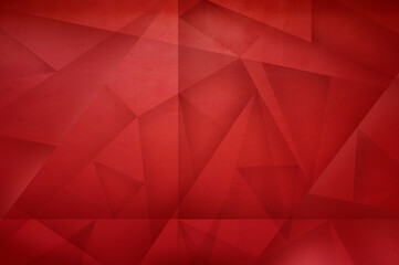 Red Polygonal Mosaic Background, Vector illustration, Creative Business Design Templates.