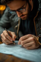 Obraz premium A project manager holds a meeting to update the team on deadlines, discussing tasks and assigning respon