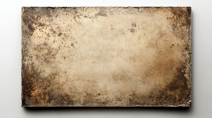 Aged paper with dark patina effect