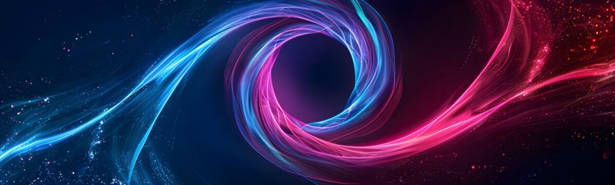 Neon symbol loop sign light background 3d line abstract infinite glow digital blue shape concept icon 8. Loop symbol neon circle effect limitless wave brush logo energy space design technology curve. 