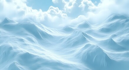 landscape with snow