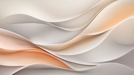 Obraz premium Abstract background with flowing smooth lines and waves, modern elegant design for wallpapers or graphic art