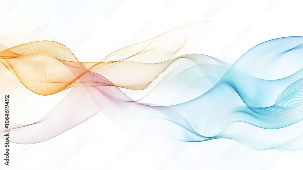 Aufkleber abstract smoke background, swirling, ethereal patterns and dynamic color blends for a visually capti