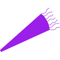 Happy birthday single vector icon