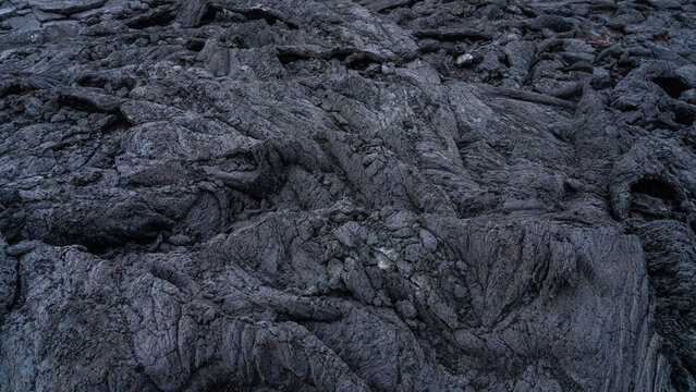 The Erta Ale volcano in the Danakil Depression in Ethiopia in Africa.