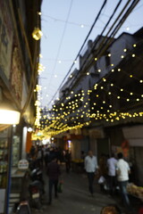 Lights Decoration During the Festival of Diwali in Old Delhi