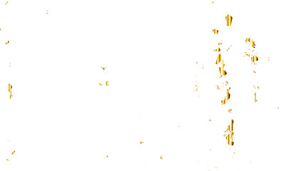 Golden glitter confetti falling down on transparent background. Vector illustration.