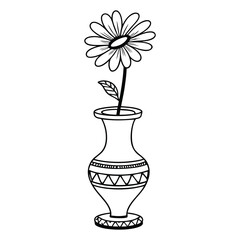 flower book cup silhouette black vector