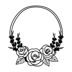 flower book cup silhouette black vector