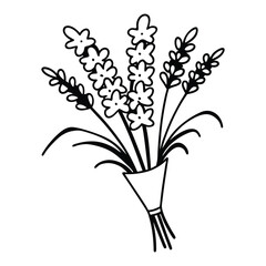 flower book cup silhouette black vector