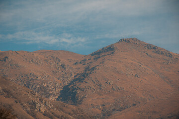 Naklejka premium landscape with clouds