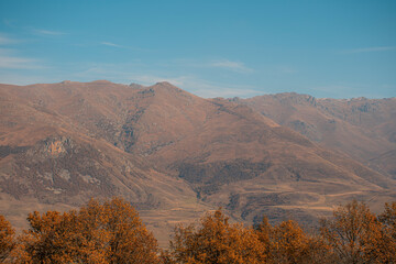 autumn landscape in the mountains