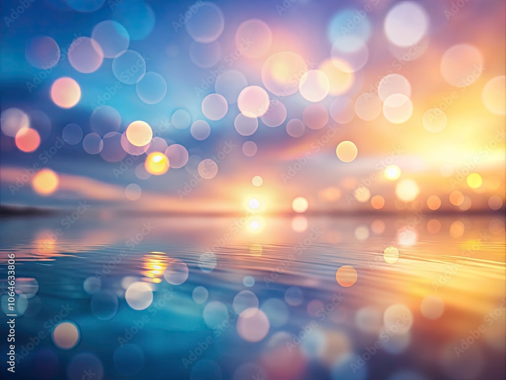 Poster panoramic smooth gradient background - soft blurry colors, abstract pattern for design and art use, 