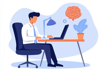 Investigate how workplace burnout affects mental health and strategies to balance work and personal life